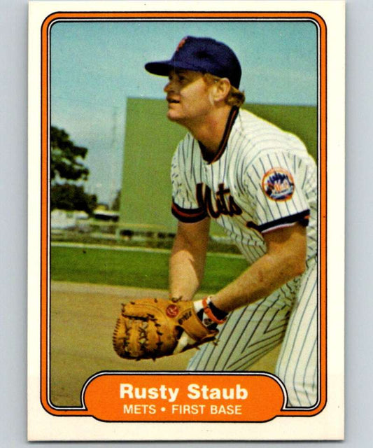 1982 Fleer #536 Rusty Staub Mets