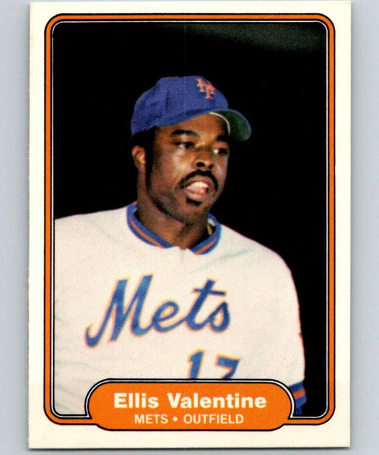 1982 Fleer #541 Ellis Valentine Mets Image 1
