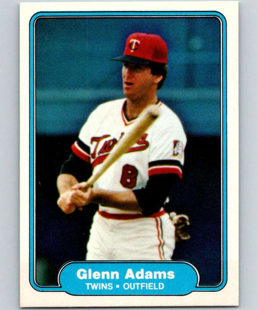 1982 Fleer #545 Glenn Adams Twins Image 1