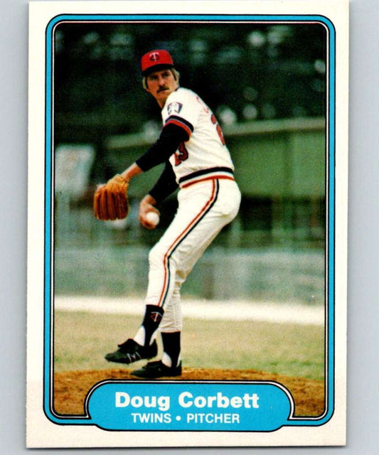 1982 Fleer #551 Doug Corbett Twins Image 1
