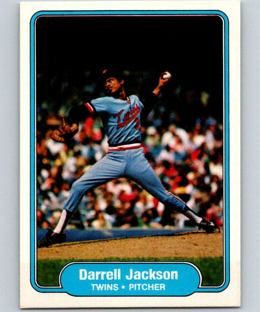 1982 Fleer #555 Darrell Jackson Twins Image 1