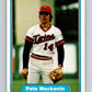 1982 Fleer #556 Pete Mackanin Twins Image 1