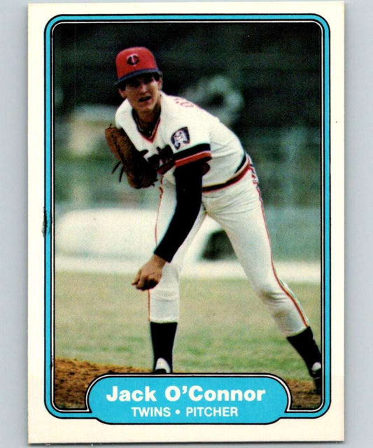 1982 Fleer #557 Jack O'Connor RC Rookie Twins Image 1