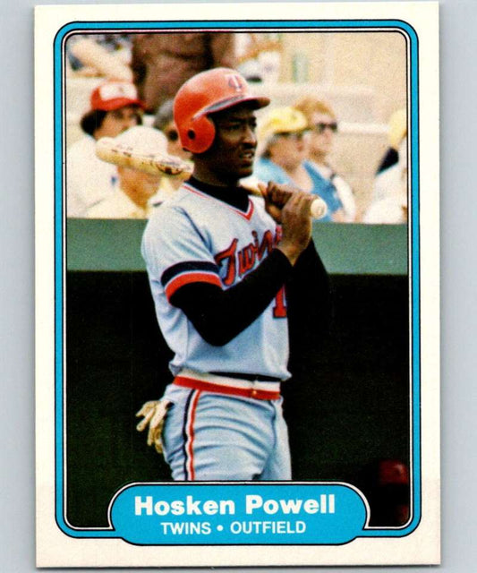 1982 Fleer #558 Hosken Powell Twins Image 1