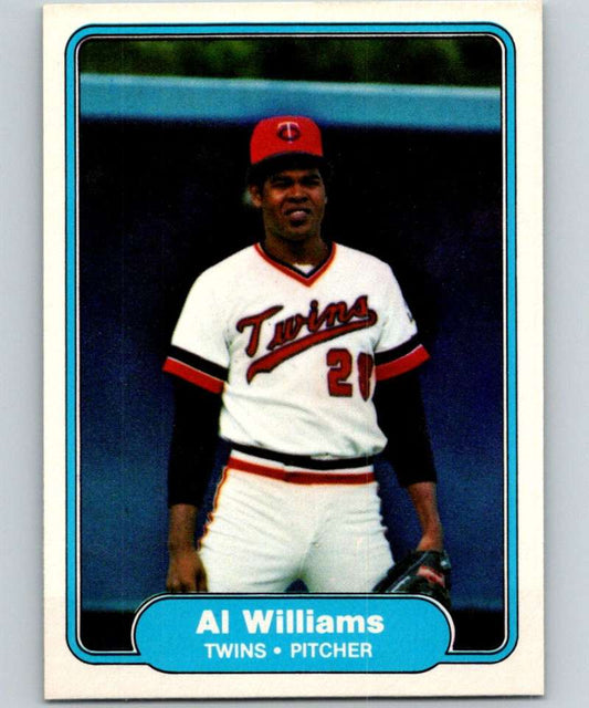 1982 Fleer #564 Al Williams Twins Image 1