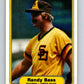 1982 Fleer #566 Randy Bass Padres Image 1