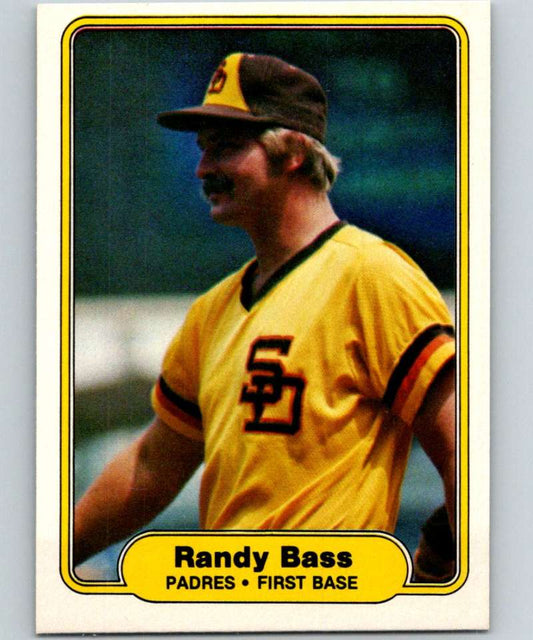 1982 Fleer #566 Randy Bass Padres Image 1