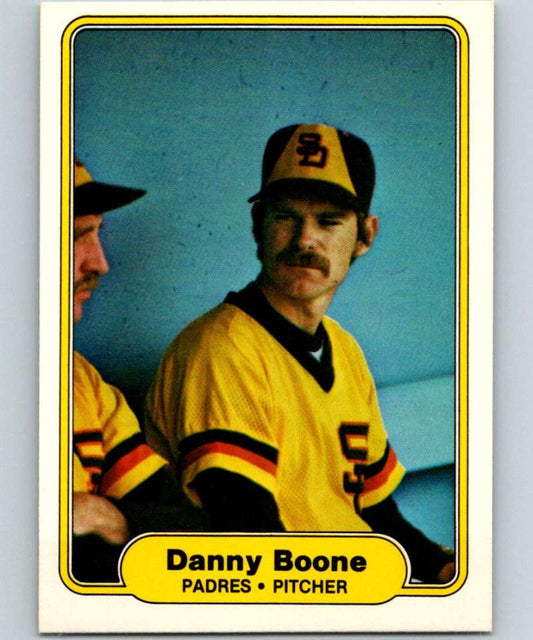1982 Fleer #568 Danny Boone RC Rookie Padres Image 1