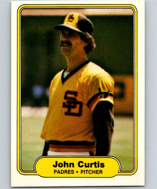1982 Fleer #569 John Curtis Padres Image 1