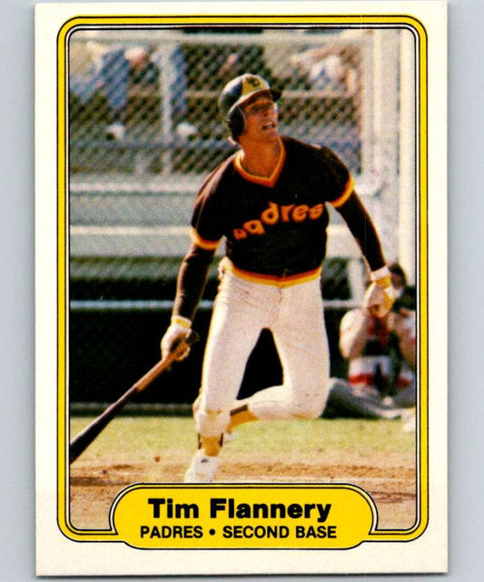 1982 Fleer #572 Tim Flannery Padres Image 1