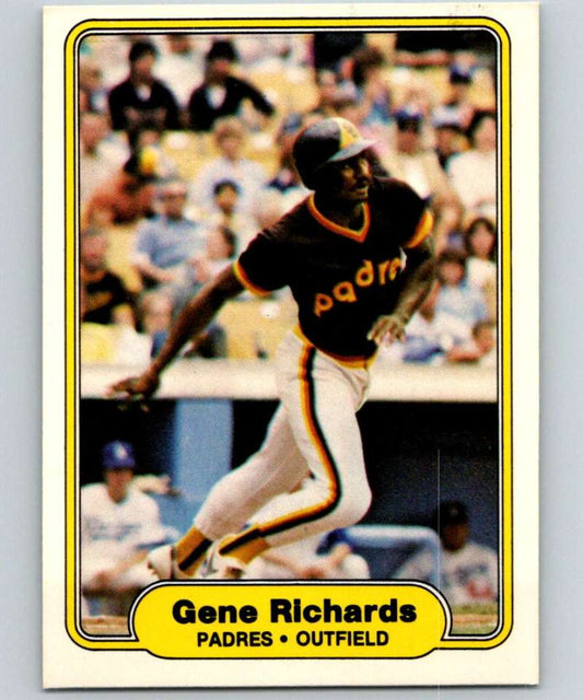 1982 Fleer #580 Gene Richards Padres Image 1