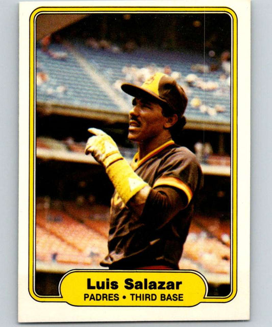 1982 Fleer #581 Luis Salazar Padres Image 1