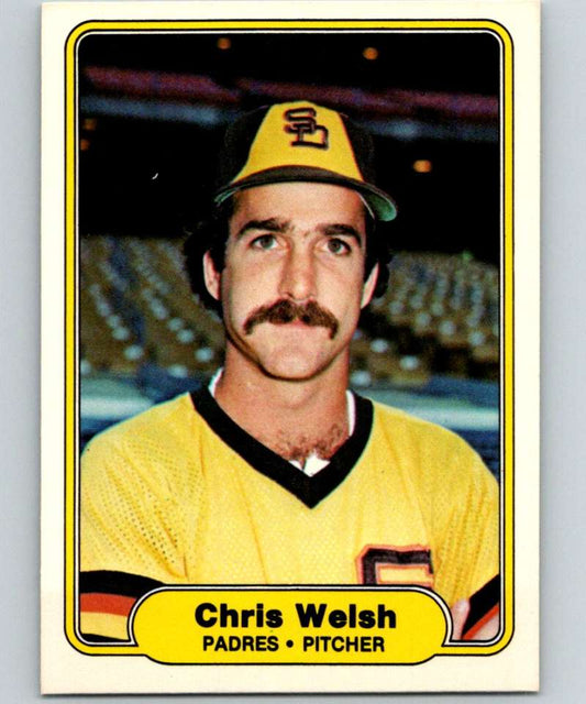 1982 Fleer #584 Chris Welsh Padres Image 1