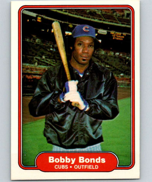1982 Fleer #588 Bobby Bonds Cubs