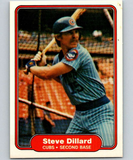1982 Fleer #594 Steve Dillard Cubs Image 1