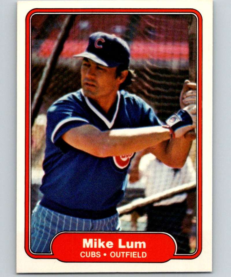 1982 Fleer #599 Mike Lum Cubs – Hockey Card World Inc