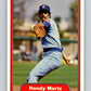 1982 Fleer #600 Randy Martz Cubs Image 1