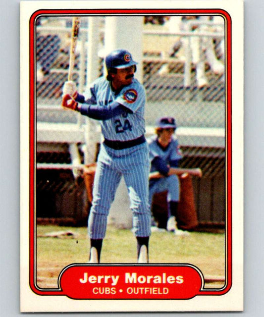 1982 Fleer #601 Jerry Morales Cubs Image 1