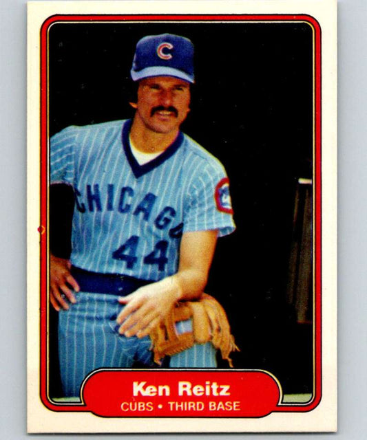 1982 Fleer #602 Ken Reitz Cubs Image 1