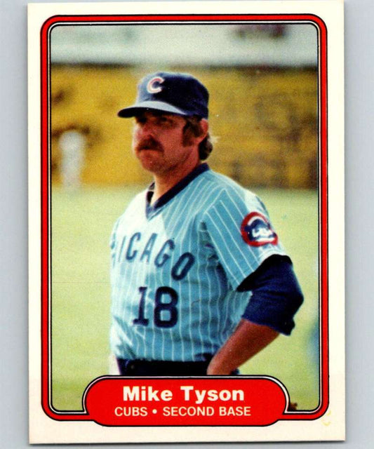 1982 Fleer #606 Mike Tyson Cubs Image 1