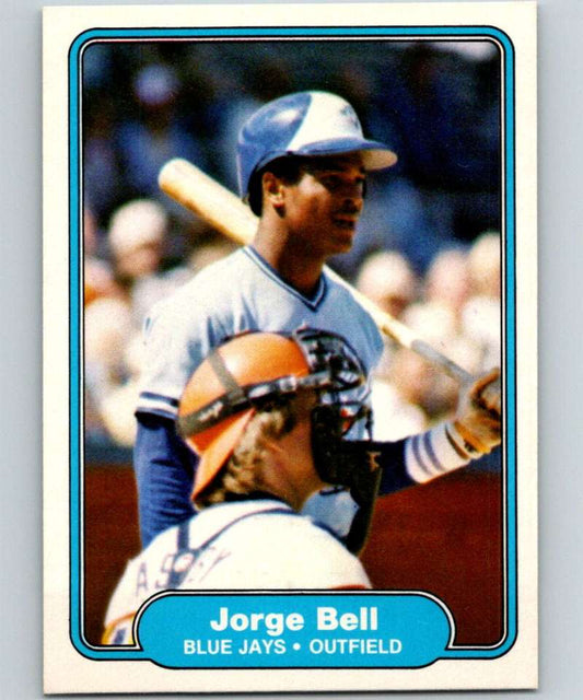 1982 Fleer #609 Jorge Bell RC Rookie Blue Jays