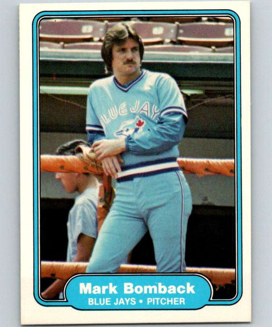 1982 Fleer #610 Mark Bomback Blue Jays Image 1