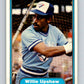1982 Fleer #624 Willie Upshaw Blue Jays
