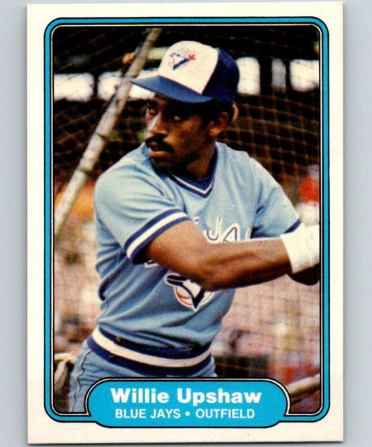1982 Fleer #624 Willie Upshaw Blue Jays