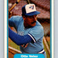 1982 Fleer #625 Otto Velez Blue Jays Image 1
