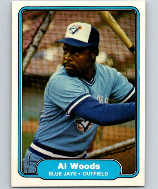 1982 Fleer #627 Alvis Woods Blue Jays Image 1