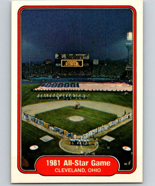 1982 Fleer #628 All Star Game Image 1
