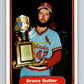 1982 Fleer #631 Bruce Sutter Cardinals Top NL Relief Pitcher Image 1