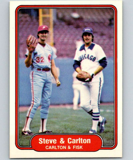 1982 Fleer #632 Steve Carlton/Carlton Fisk
