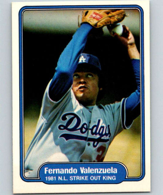 1982 Fleer #636 Fernando Valenzuela Dodgers IA