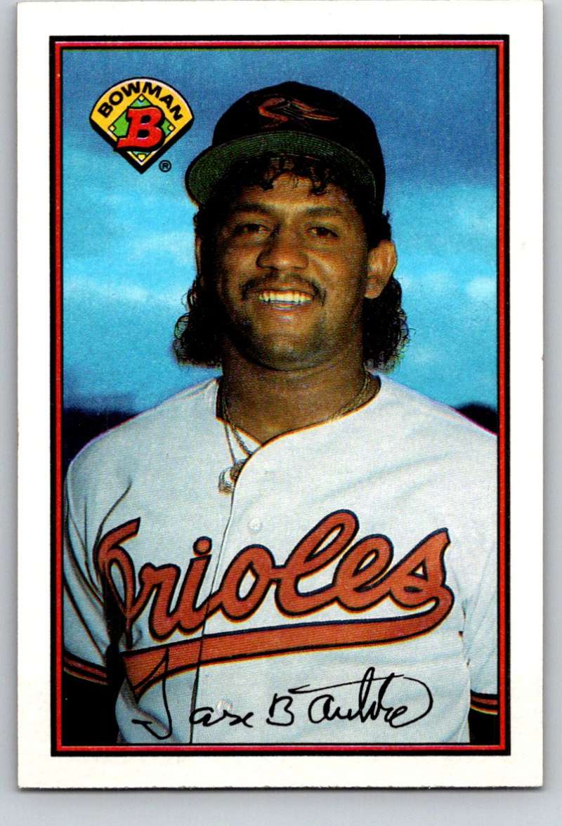 1989 Bowman #3 Jose Bautista RC Rookie Orioles MLB Baseball Image 1