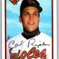 1989 Bowman #9 Cal Ripken Jr. Orioles MLB Baseball