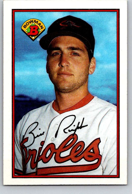 1989 Bowman #12 Billy Ripken Orioles MLB Baseball Image 1