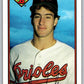 1989 Bowman #15 Steve Finley RC Rookie Orioles MLB Baseball Image 1