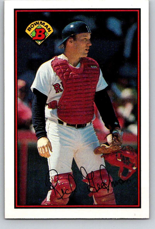 1989 Bowman #27 Rich Gedman Red Sox MLB Baseball Image 1