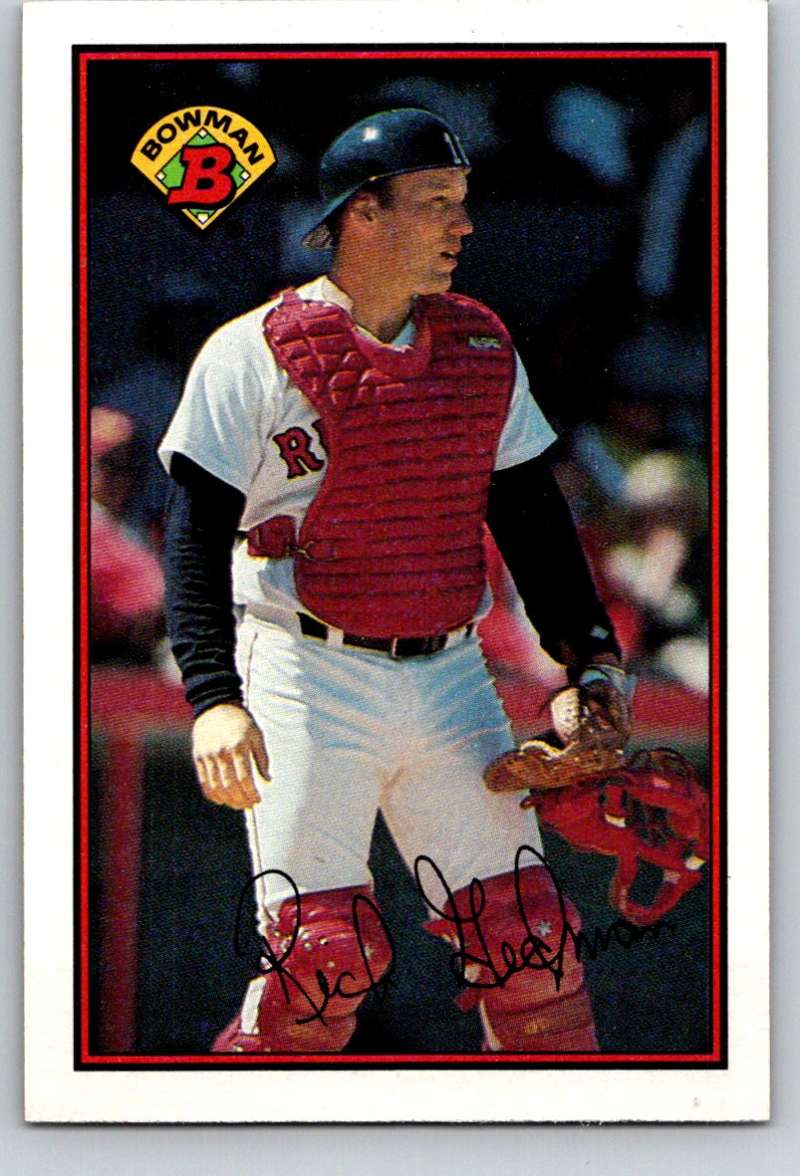 1989 Bowman #27 Rich Gedman Red Sox MLB Baseball Image 1