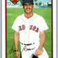 1989 Bowman #29 Luis Rivera Red Sox MLB Baseball Image 1
