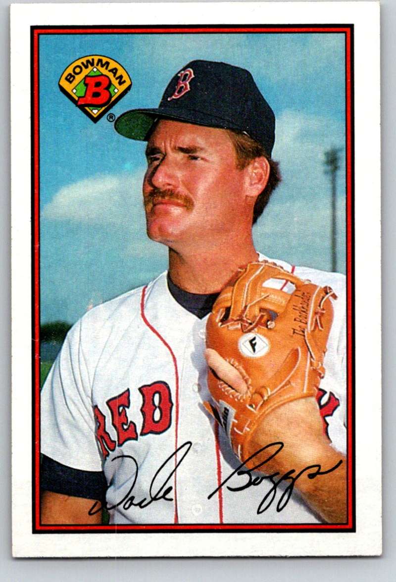 1989 Bowman #32 Wade Boggs Red Sox MLB Baseball Image 1