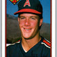 1989 Bowman #39 Jim Abbott RC Rookie Angels MLB Baseball Image 1