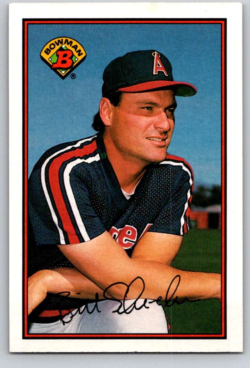 1989 Bowman #44 Bill Schroeder Angels MLB Baseball