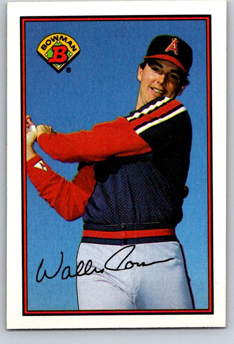 1989 Bowman #47 Wally Joyner Angels MLB Baseball Image 1