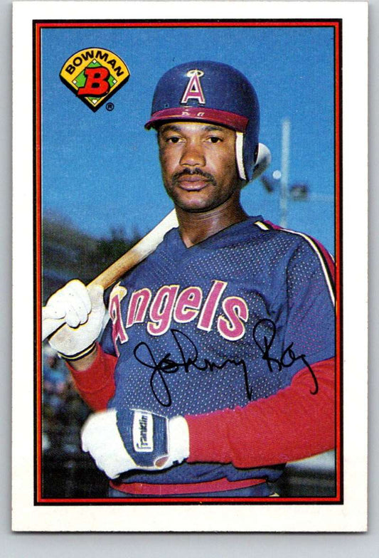 1989 Bowman #49 Johnny Ray Angels MLB Baseball Image 1