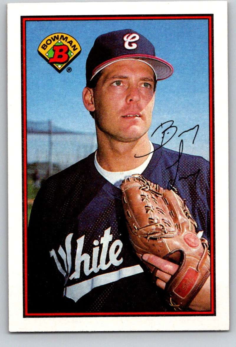 1989 Bowman #56 Bill Long White Sox MLB Baseball Image 1