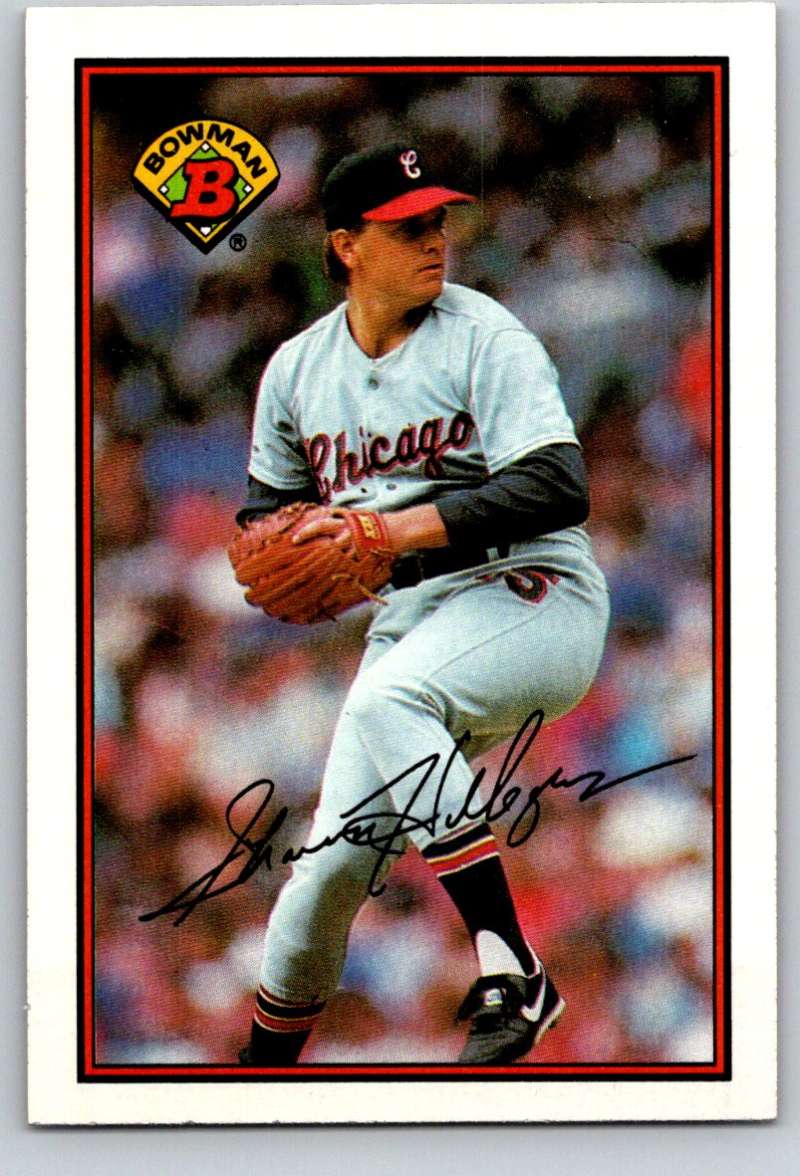 1989 Bowman #58 Shawn Hillegas White Sox MLB Baseball Image 1