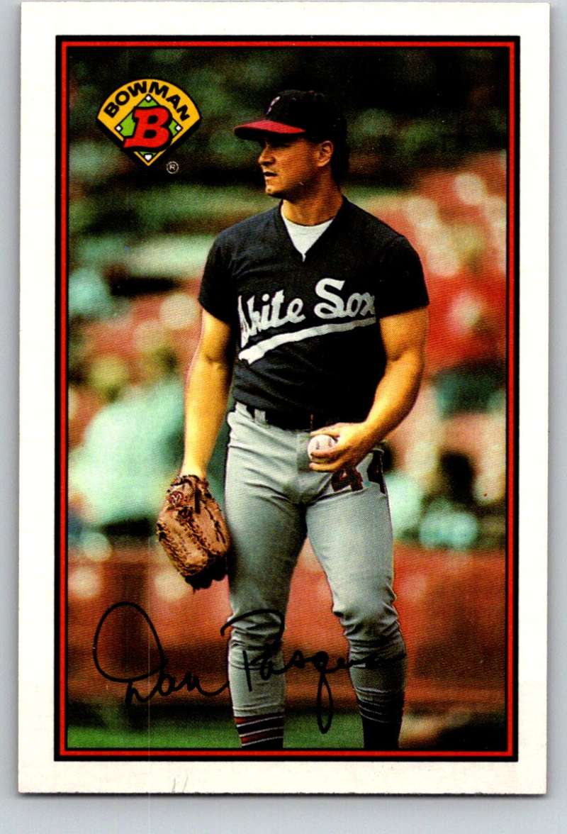 1989 Bowman #67 Dan Pasqua White Sox MLB Baseball Image 1