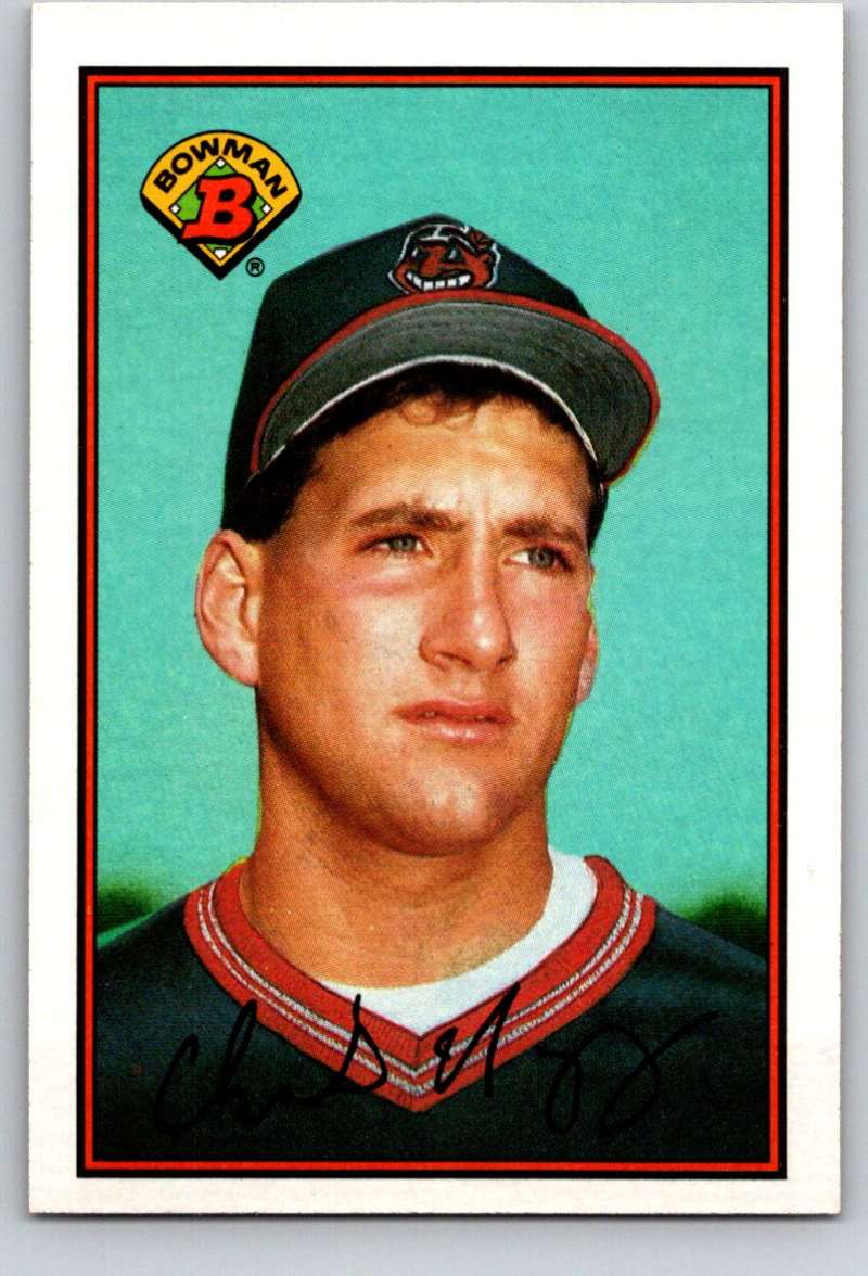 1989 Bowman #73 Charles Nagy RC Rookie Indians MLB Baseball Image 1